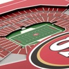 image:imageYouTheFan Officiallylicensed NFL Stadium Series 3D Wall Art  multilayer team stadium replica detailed sports fan gift indoor decorSan Francisco 49ers