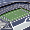 image:imageYouTheFan Officiallylicensed NFL Stadium Series 3D Wall Art  multilayer team stadium replica detailed sports fan gift indoor decorSeattle Seahawks