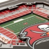 image:imageYouTheFan Officiallylicensed NFL Stadium Series 3D Wall Art  multilayer team stadium replica detailed sports fan gift indoor decorTampa Bay Buccaneers