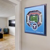 image:imageYouTheFan Officiallylicensed NFL Stadium Series 3D Wall Art  multilayer team stadium replica detailed sports fan gift indoor decorTennessee Titans