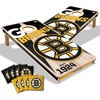 image:imageYouTheFan NHL 2 x 4 Professional Wood Cornhole Game with Logo BagsTeam Colors