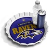 image:imageYouTheFan OfficiallyLicensed NFL Bottlecap Serving Tray  13 x 13  Bottle Cap Shaped Tray  100 Melamine Dishwasher Safe BPA Free  Great Fan GiftBaltimore Ravens
