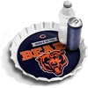 image:imageYouTheFan OfficiallyLicensed NFL Bottlecap Serving Tray  13 x 13  Bottle Cap Shaped Tray  100 Melamine Dishwasher Safe BPA Free  Great Fan GiftChicago Bears