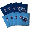 image:imageYouTheFan Officiallylicensed NFL Set of 8 Cornhole Bags  All Weather Dual Sided Slide amp Stop  regulation sizeTennessee Titans