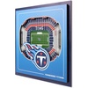 image:imageYouTheFan Officiallylicensed NFL Stadium Series 3D Wall Art  multilayer team stadium replica detailed sports fan gift indoor decorTennessee Titans