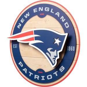image:imageYouTheFan NFL 3D Circle Backer Wall Art precisioncrafted multiple layers create striking depth readytohang officially licensed and visually stands outNew England Patriots