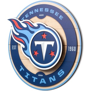 image:imageYouTheFan NFL 3D Circle Backer Wall Art precisioncrafted multiple layers create striking depth readytohang officially licensed and visually stands outTennessee Titans