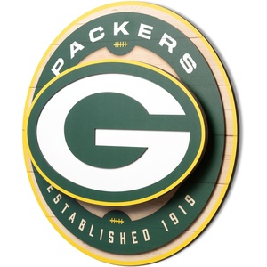 image:imageYouTheFan NFL 3D Circle Backer Wall Art precisioncrafted multiple layers create striking depth readytohang officially licensed and visually stands outGreen Bay Packers