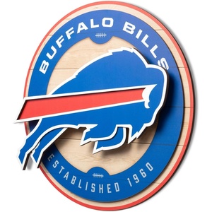 image:imageYouTheFan NFL 3D Circle Backer Wall Art precisioncrafted multiple layers create striking depth readytohang officially licensed and visually stands outBuffalo Bills