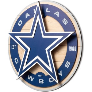 image:imageYouTheFan NFL 3D Circle Backer Wall Art precisioncrafted multiple layers create striking depth readytohang officially licensed and visually stands outDallas Cowboys