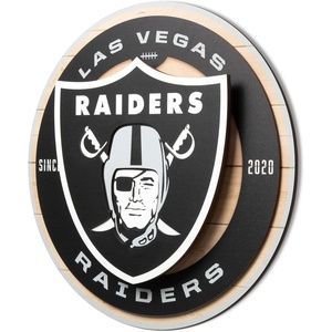 image:imageYouTheFan NFL 3D Circle Backer Wall Art precisioncrafted multiple layers create striking depth readytohang officially licensed and visually stands outLas Vegas Raiders
