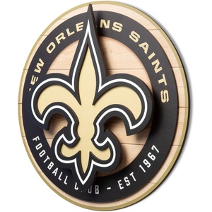image:imageYouTheFan NFL 3D Circle Backer Wall Art precisioncrafted multiple layers create striking depth readytohang officially licensed and visually stands outNew Orleans Saints