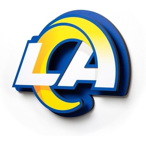 image:imageYouTheFan NFL 3D DieCut Wall Art precisioncrafted and lasercut in the exact shape of your teams logo multiple layers create striking depth readytohang and officially licensedLos Angeles Rams