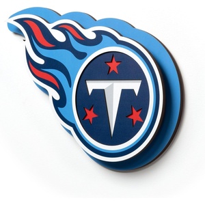 image:imageYouTheFan NFL 3D DieCut Wall Art precisioncrafted and lasercut in the exact shape of your teams logo multiple layers create striking depth readytohang and officially licensedTennessee Titans