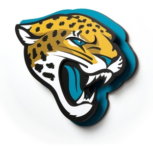 image:imageYouTheFan NFL 3D DieCut Wall Art precisioncrafted and lasercut in the exact shape of your teams logo multiple layers create striking depth readytohang and officially licensedJacksonville Jaguars
