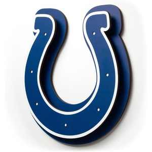 image:imageYouTheFan NFL 3D DieCut Wall Art precisioncrafted and lasercut in the exact shape of your teams logo multiple layers create striking depth readytohang and officially licensedIndianapolis Colts