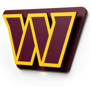 image:imageYouTheFan NFL 3D DieCut Wall Art precisioncrafted and lasercut in the exact shape of your teams logo multiple layers create striking depth readytohang and officially licensedWashington Commanders