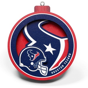 image:imageYouTheFan NFL 3D Logo Series OrnamentHouston Texans