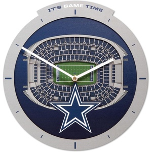 image:imageYouTheFan NFL Arizona Cardinals 3D StadiumView ClockDallas Cowboys