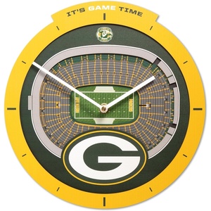 image:imageYouTheFan NFL Arizona Cardinals 3D StadiumView ClockGreen Bay Packers