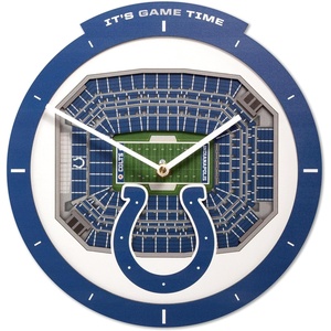image:imageYouTheFan NFL Arizona Cardinals 3D StadiumView ClockIndianapolis Colts