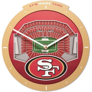 image:imageYouTheFan NFL Arizona Cardinals 3D StadiumView ClockSan Francisco 49ers