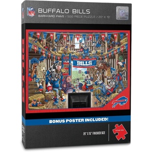 image:imageYouTheFan NFL Atlanta Falcons Barnyard Fans 500pc Puzzle 15 x 20Buffalo Bills