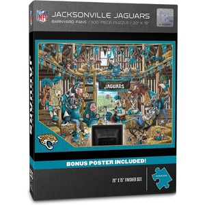 image:imageYouTheFan NFL Atlanta Falcons Barnyard Fans 500pc Puzzle 15 x 20Jacksonville Jaguars
