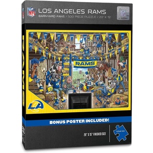 image:imageYouTheFan NFL Atlanta Falcons Barnyard Fans 500pc Puzzle 15 x 20Los Angeles Rams