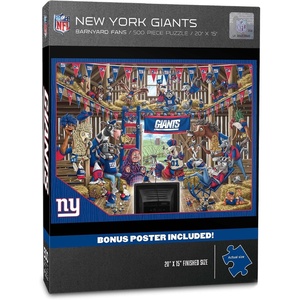 image:imageYouTheFan NFL Atlanta Falcons Barnyard Fans 500pc Puzzle 15 x 20New York Giants