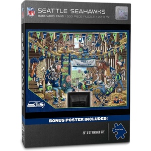 image:imageYouTheFan NFL Atlanta Falcons Barnyard Fans 500pc Puzzle 15 x 20Seattle Seahawks