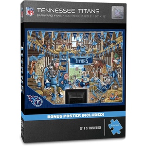 image:imageYouTheFan NFL Atlanta Falcons Barnyard Fans 500pc Puzzle 15 x 20Tennessee Titans