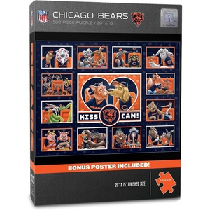image:imageYouTheFan NFL Detroit Lions Kiss Cam 500pc PuzzleChicago Bears