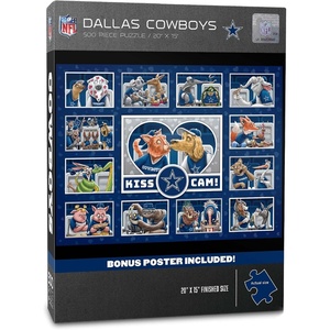 image:imageYouTheFan NFL Detroit Lions Kiss Cam 500pc PuzzleDallas Cowboys