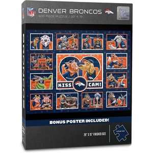 image:imageYouTheFan NFL Detroit Lions Kiss Cam 500pc PuzzleDenver Broncos