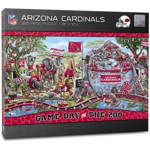 image:imageYouTheFan NFL Game Day at The Zoo 500pc PuzzleArizona Cardinals