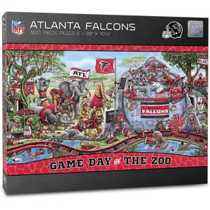 image:imageYouTheFan NFL Game Day at The Zoo 500pc PuzzleAtlanta Falcons