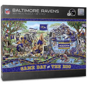 image:imageYouTheFan NFL Game Day at The Zoo 500pc PuzzleBaltimore Ravens