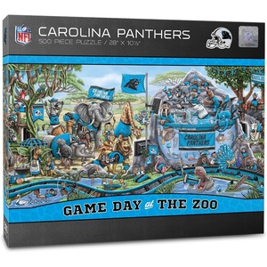 image:imageYouTheFan NFL Game Day at The Zoo 500pc PuzzleCarolina Panthers