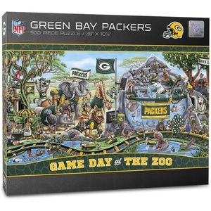 image:imageYouTheFan NFL Game Day at The Zoo 500pc PuzzleGreen Bay Packers