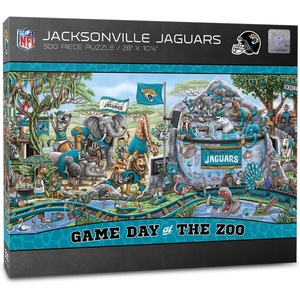 image:imageYouTheFan NFL Game Day at The Zoo 500pc PuzzleJacksonville Jaguars