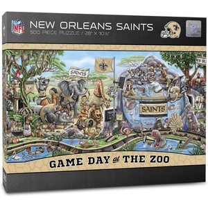 image:imageYouTheFan NFL Game Day at The Zoo 500pc PuzzleNew Orleans Saints