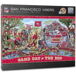 image:imageYouTheFan NFL Game Day at The Zoo 500pc PuzzleSan Francisco 49ers