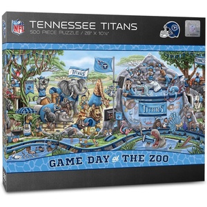 image:imageYouTheFan NFL Game Day at The Zoo 500pc PuzzleTennessee Titans