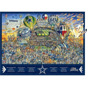 image:imageYouTheFan NFL Wooden Joe Journeyman Puzzle 1775 x 1325 Inches 333 PiecesDallas Cowboys