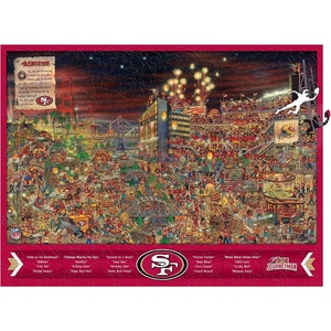 image:imageYouTheFan NFL Wooden Joe Journeyman Puzzle 1775 x 1325 Inches 333 PiecesSan Francisco 49ers