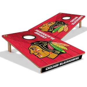 image:imageYouTheFan NHL 2 x 3 Wood Cornhole GameChicago Blackhawks