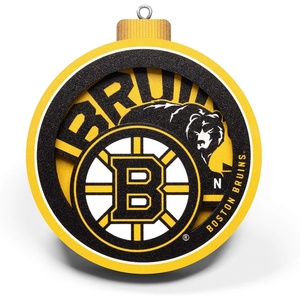 image:imageYouTheFan NHL 3D Logo Series OrnamentBoston Bruins