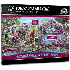 image:imageYouTheFan NHL Game Day at The Zoo 500pc PuzzleColorado Avalanche