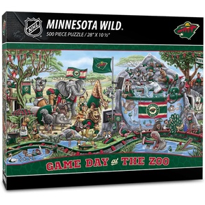 image:imageYouTheFan NHL Game Day at The Zoo 500pc PuzzleMinnesota Wild
